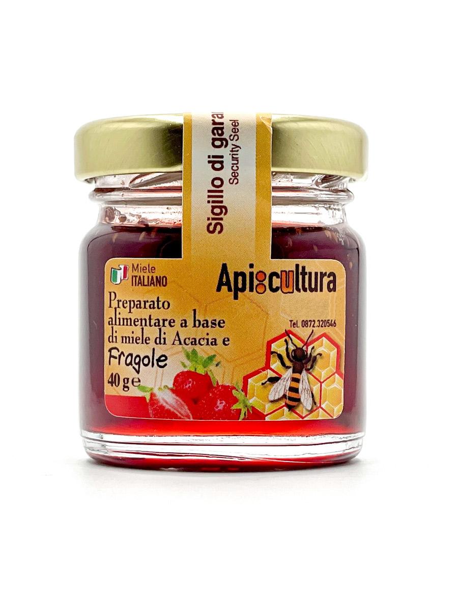 Acacia honey with Strawberry 40gr