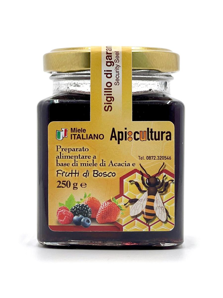 Acacia honey with Wild Berries 250gr