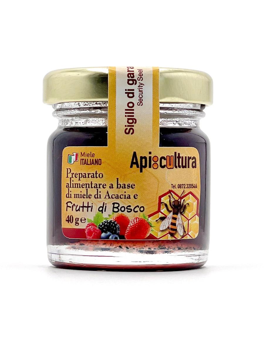 Acacia honey with Wild Berries 40gr