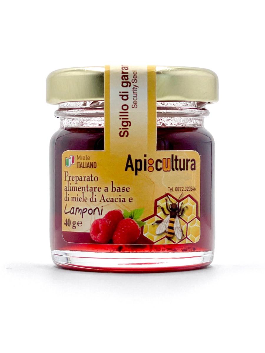 Acacia honey with Raspberry 40gr
