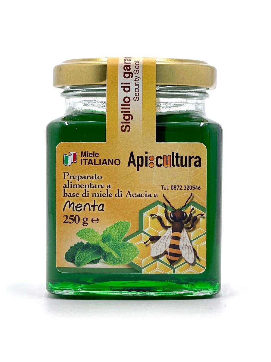 Acacia honey with Mint 250gr