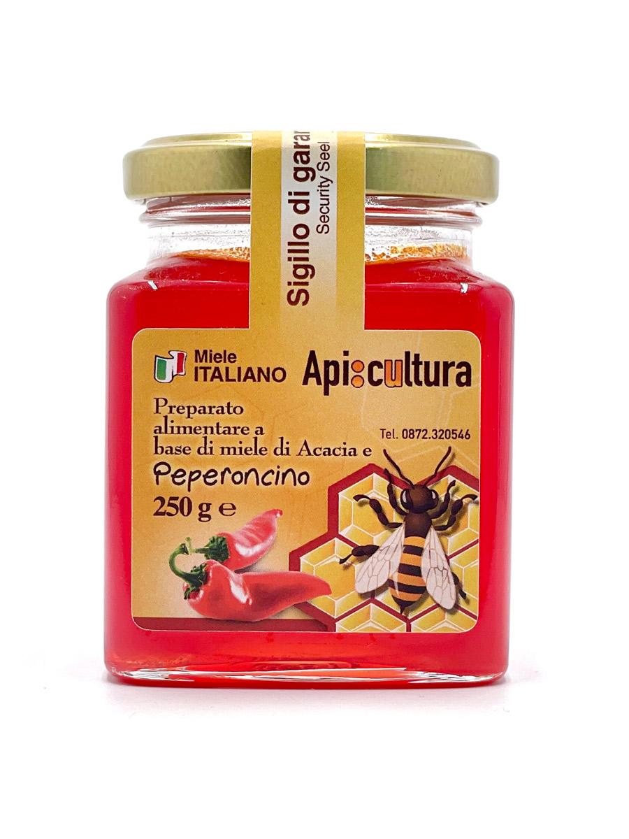 Acacia honey with Chili Pepper 250gr