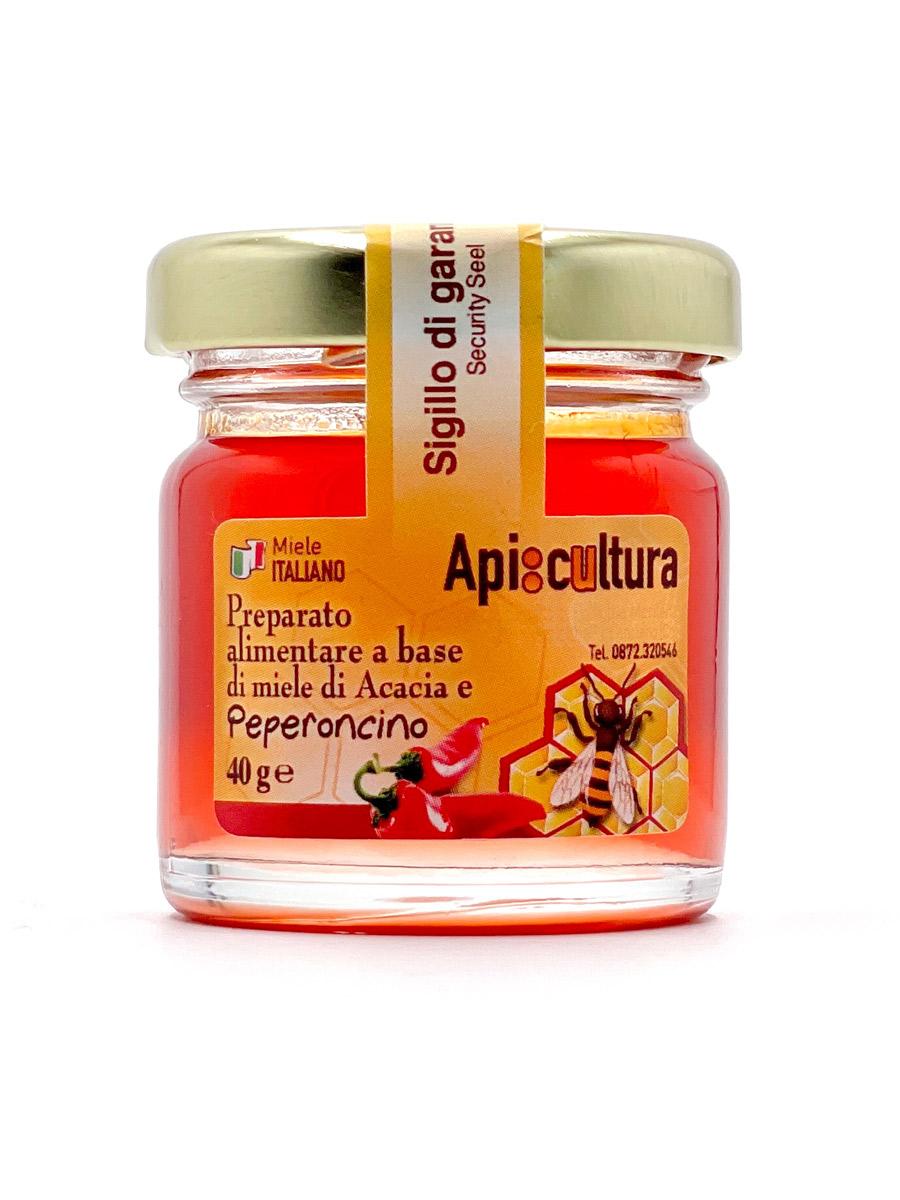Acacia honey with Chili Pepper 40gr